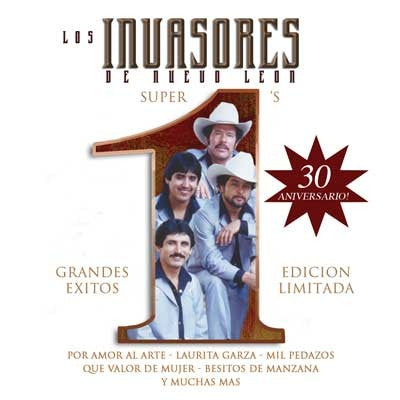 Los Invasores De Nuevo Leon -Super 1's Grandes Exitos (CD)