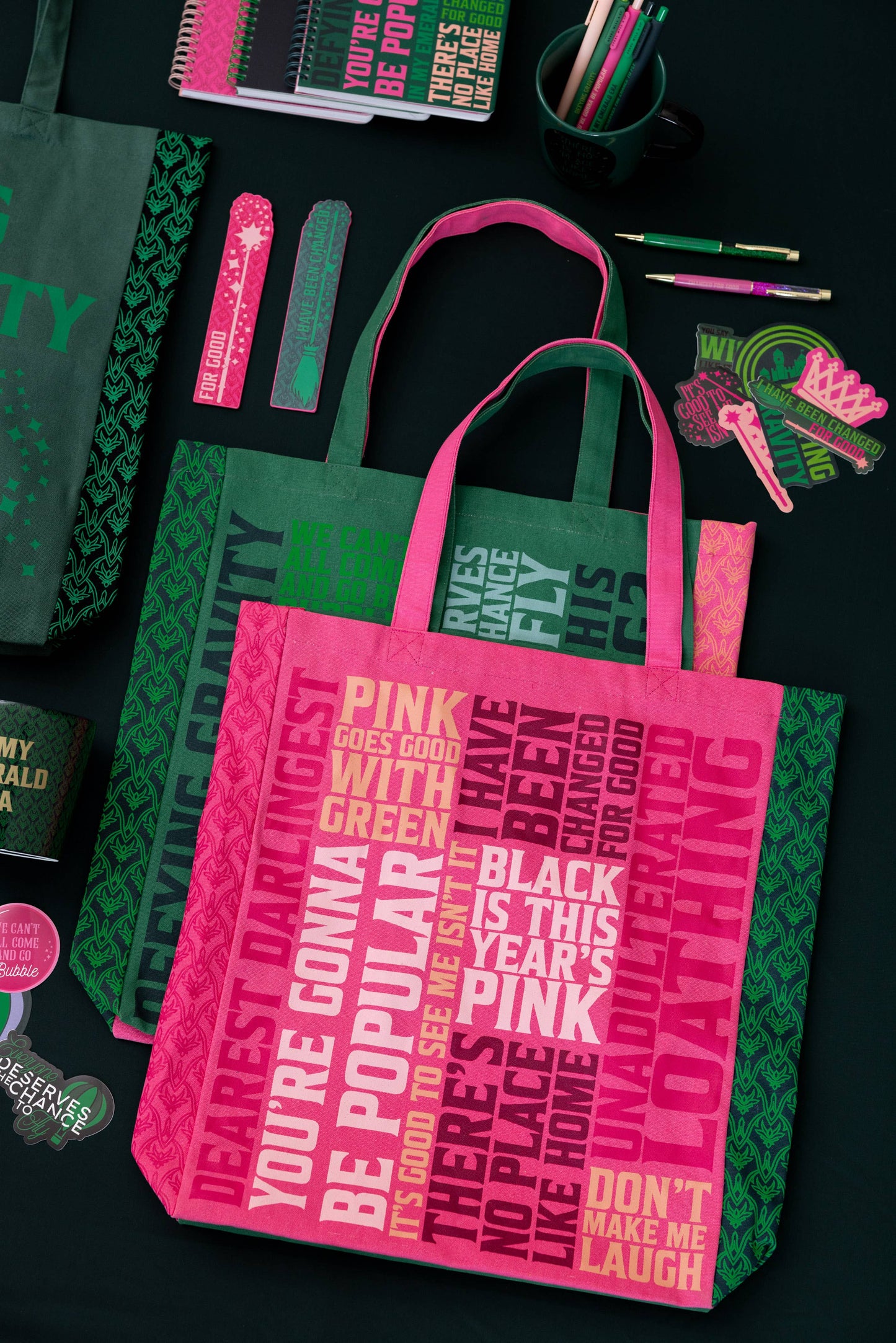 Canvas Tote, Wicked Word Cloud