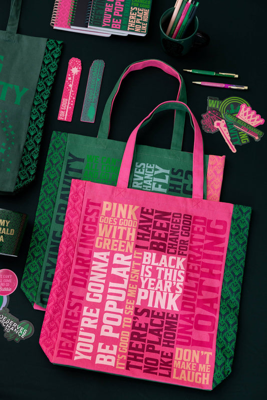 Canvas Tote, Wicked Word Cloud