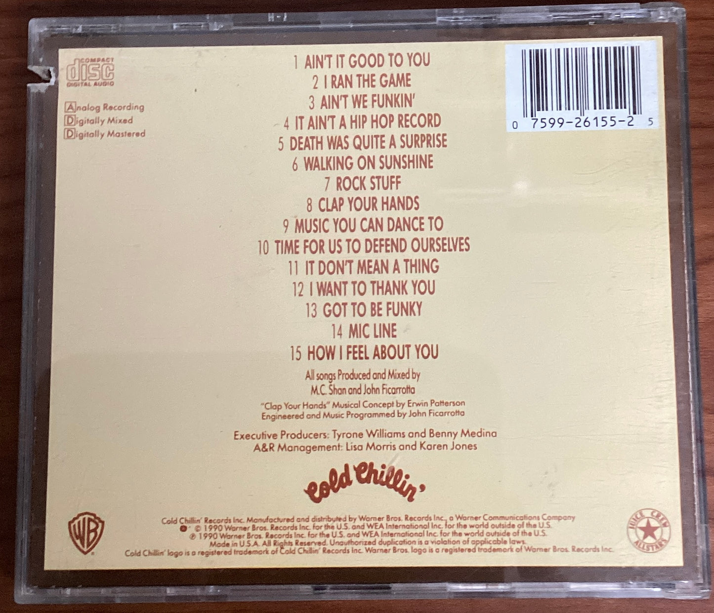MC Shan – Play It Again, Shan (CD)