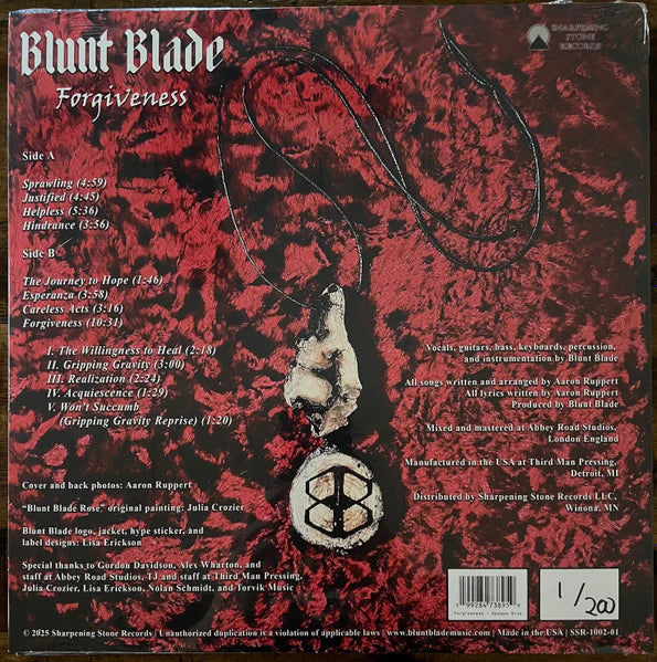Blunt Blade - Forgiveness (12", Album, Ltd, Num, Opa) (Vinyl)