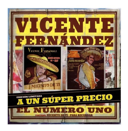 Vicente Fernandez - EL Numbero Uno: Necesito De Ti | Para Recordar  (CD)