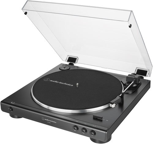 Tocadiscos con transmisión por correa totalmente automático Audio Technica AT-LP60X-BK (negro)