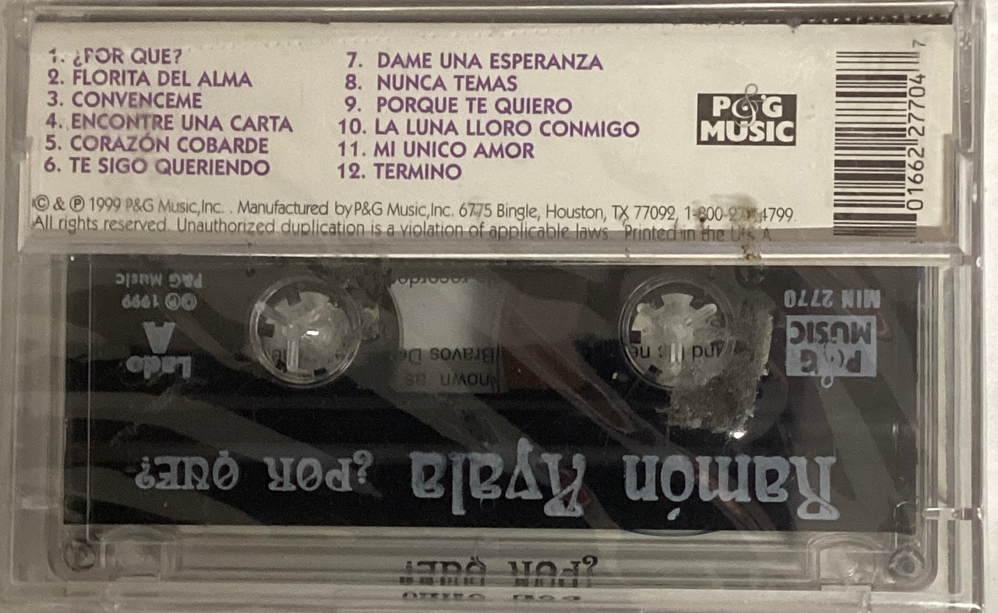 *Sealed: Ramon Ayala: Original Classics - Por Que? (Cassette)