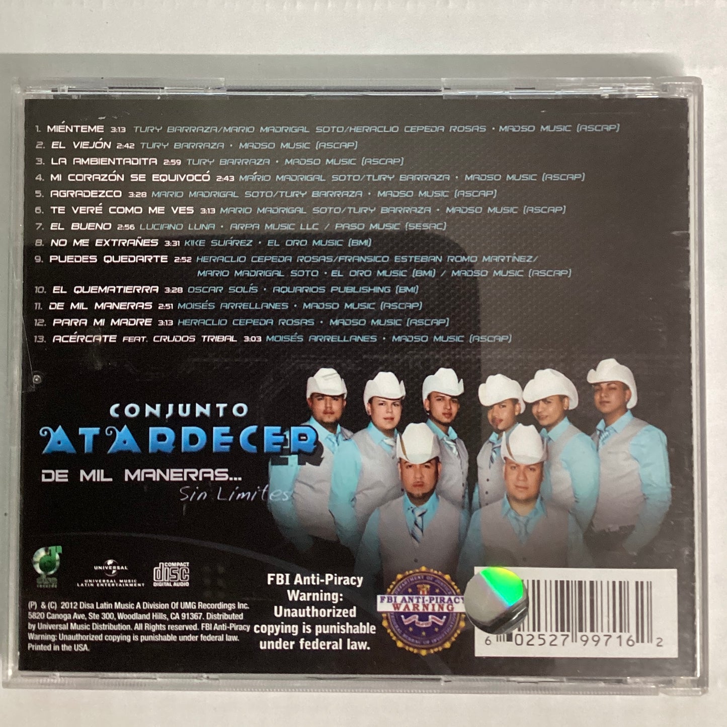 Conjunto Atardecer: De Mil Maneras... Sin Limites (CD)