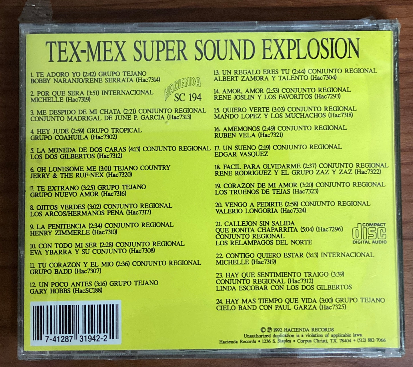 Tex-Mex Super Sound Explosion - 24 Various Artists (CD)