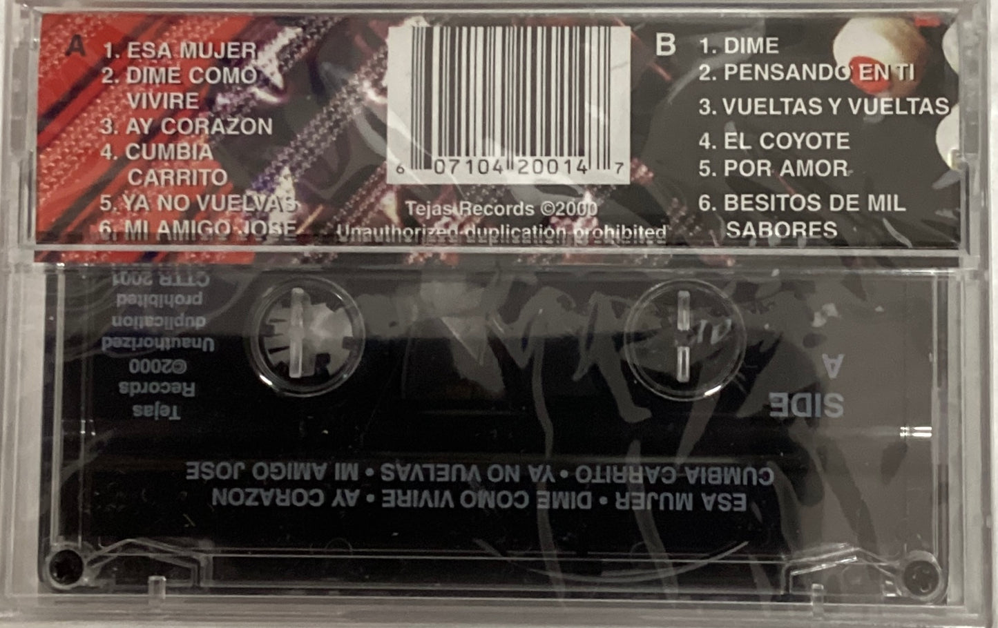 *Sealed: Vida - Sangre Para Ti (Cassette)