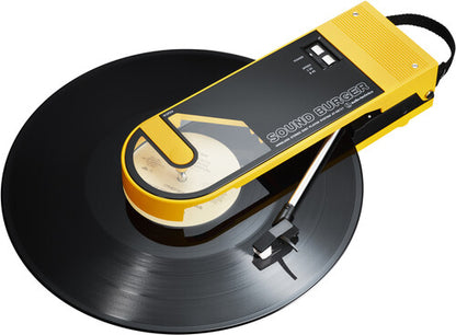 Audio Technica AT-SB727-BK Sound Burger Bluetooth Turntable Portable (Yellow)