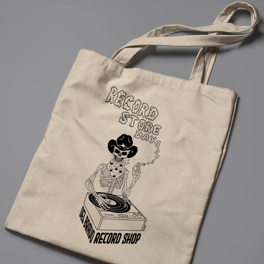 Del Bravo Record Shop 2024 Record Store Day Gusseted Tote DLB MERCH