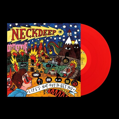 Neck Deep - La vida no está para atraparte - Blood Red [Contenido explícito] (Vinilo)