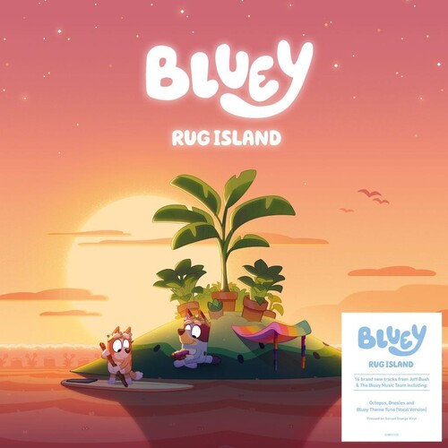 Bluey - Rug Island - Vinilo de color naranja atardecer [Importación] *Pedido anticipado