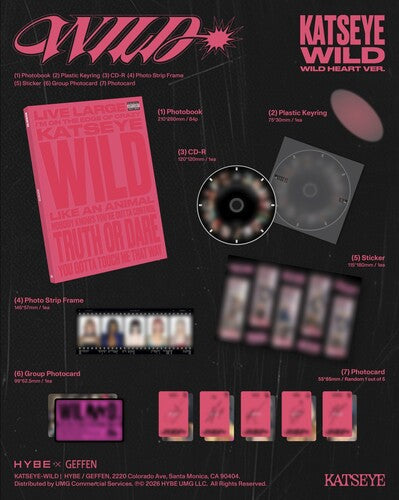 *Pre Order 8/14: KATSEYE - Wild [Wild Heart Ver.] [Explicit Content] (CD)