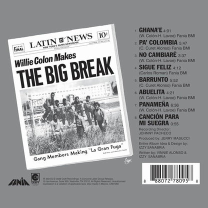 Willie Colon - La Gran Fuga (CD)
