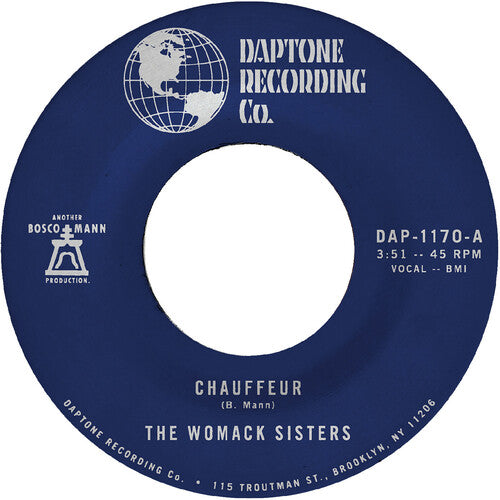 The Womack Sisters -Chauffeur B/ W Instrumental (7" Vinyl)