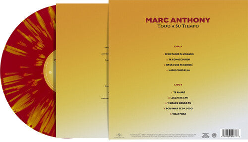 *Pre Order 11/20/26: Marc Anthony -Todo A Su Tiempo [Red Sunburst LP] (Vinyl)