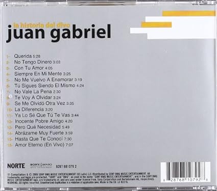 Juan Gabriel - La Historia de Divo (CD)