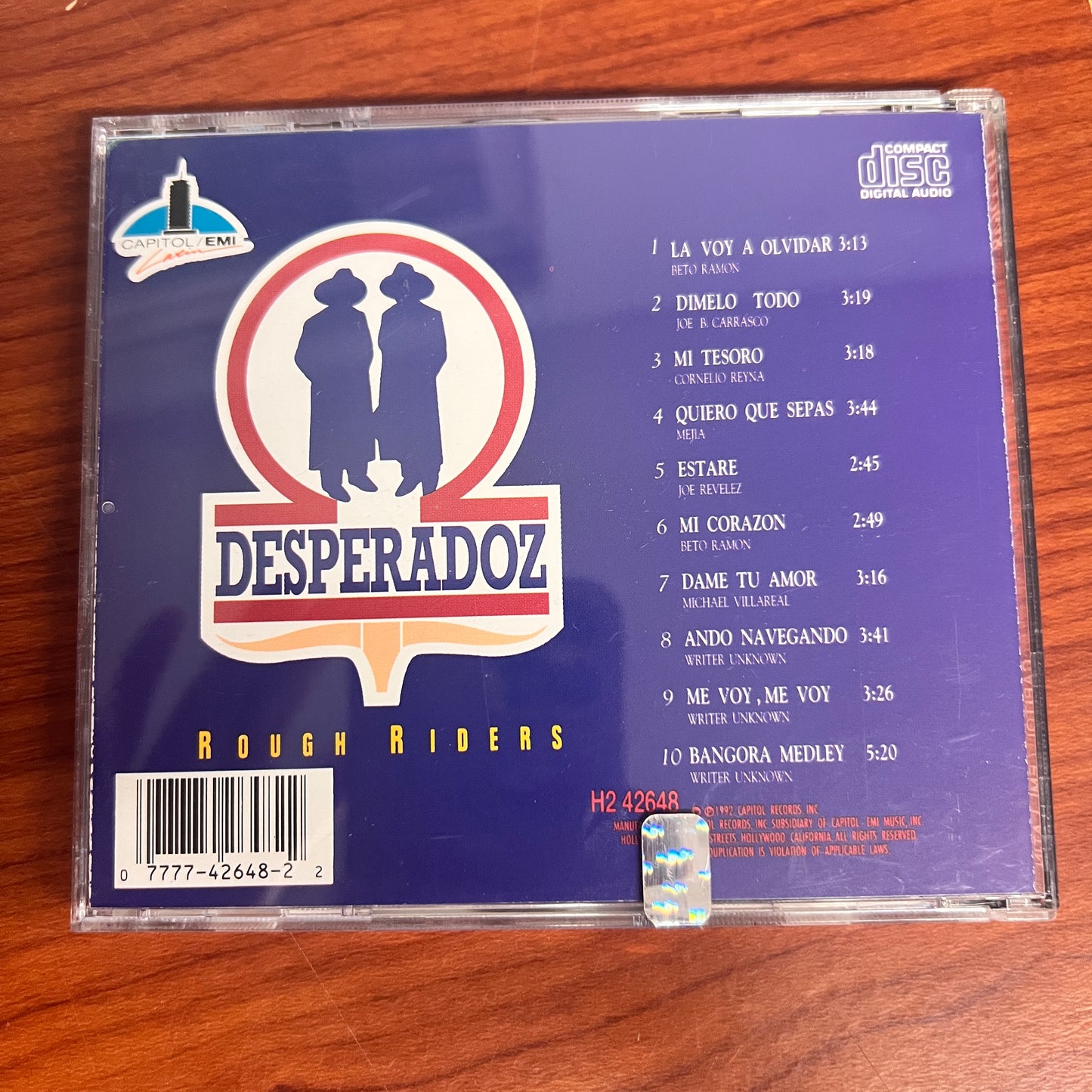 *1992 *Sealed with out plastic shrink: Los Desperadoz - Rough Riders (CD)