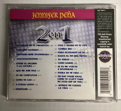 *OPENED* 2006: Jennifer Pena - 2 en 1 (CD)