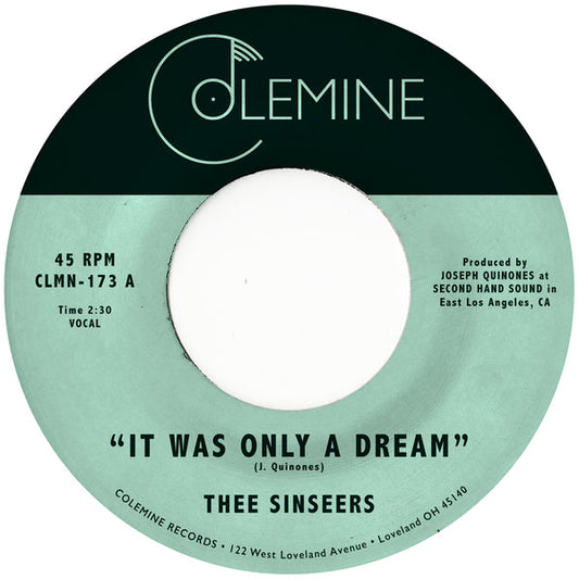 Thee Sinseers  - It Was Only A Dream  (45 Vinyl)