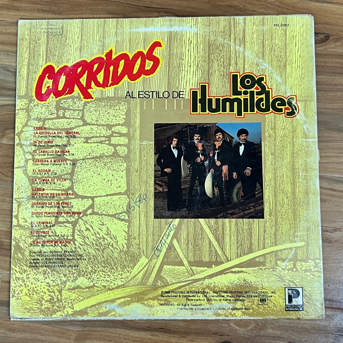 *Open: Los Humildes – Los Corridos Famosos Al Estilo De  (Vinyl)