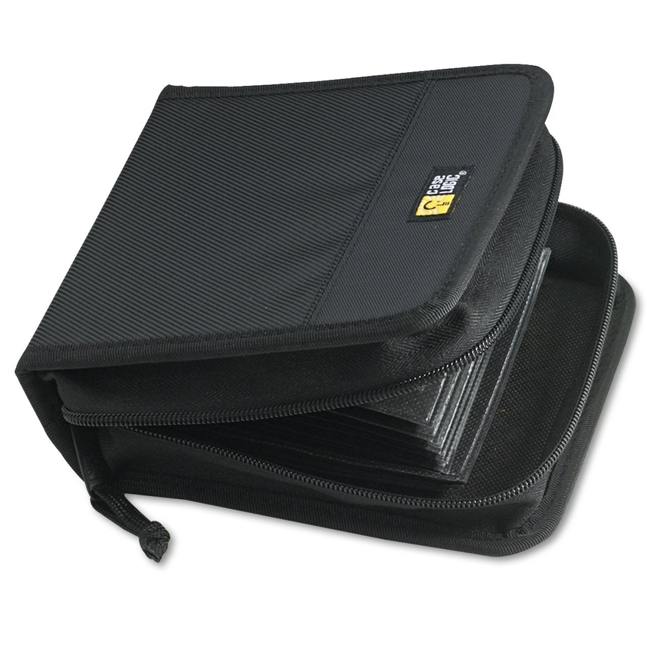 Case Logic CDW-32 CD Wallet-Holds 32 Discs or 16 With Notes - Nylon (Black)