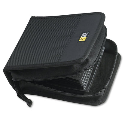 Estuche para CD Case Logic CDW-32: tiene capacidad para 32 discos o 16 con notas, de nailon (negro)