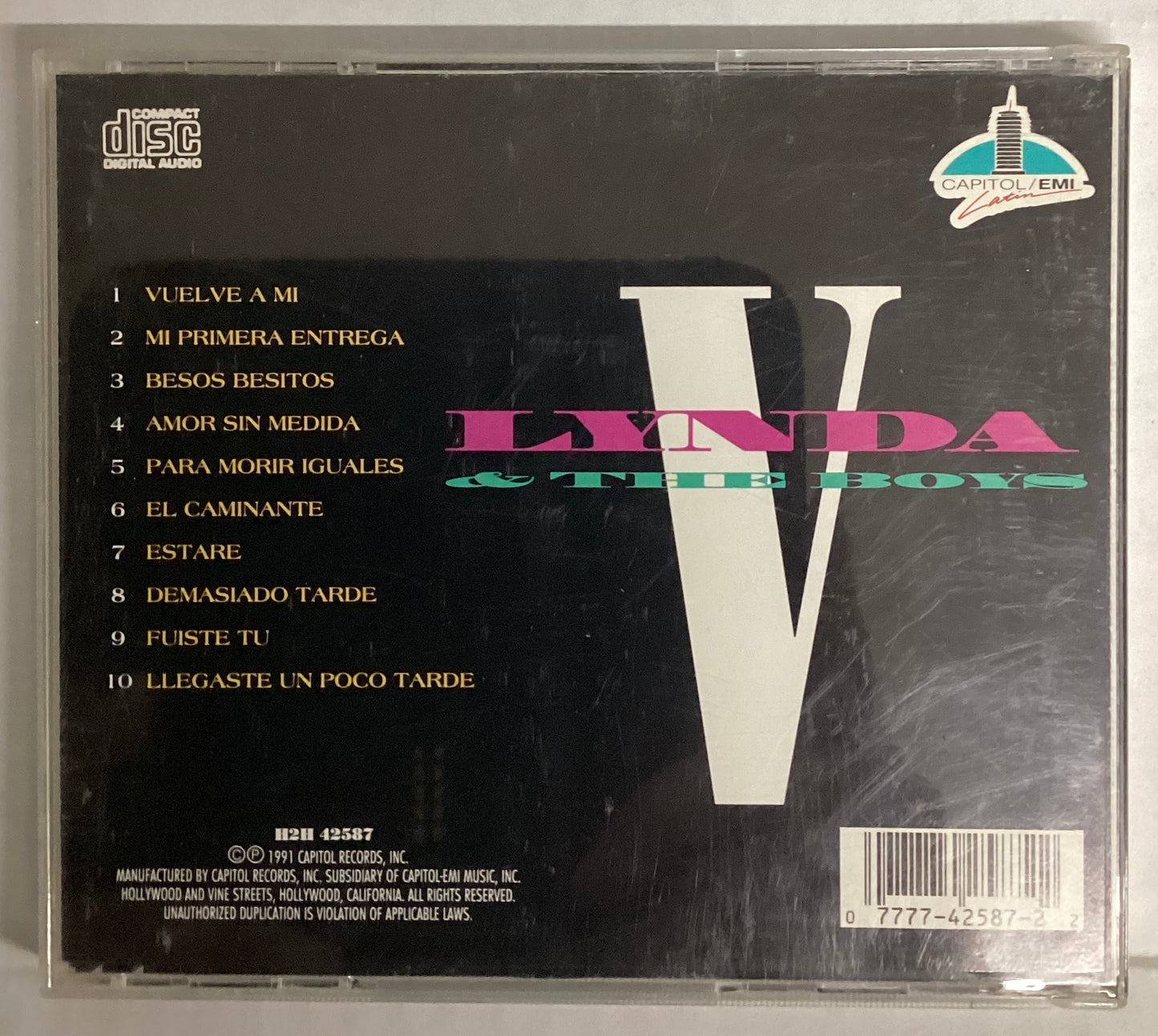 *OPENED* 1991: Lynda V And The Boys – This Is La Onda (CD)