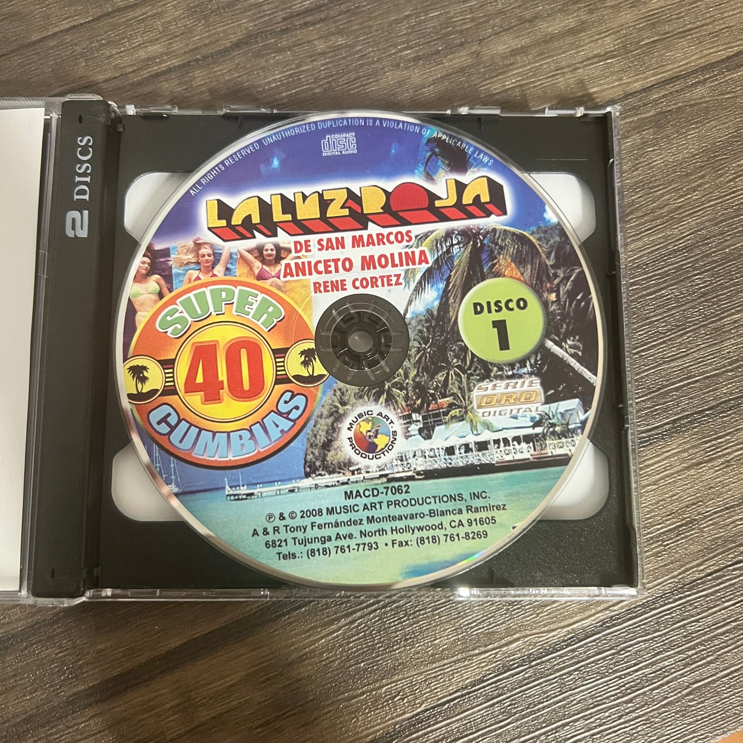 *Open: La Luz Roja De San Marcos - Super 40 Cumbias (CD)