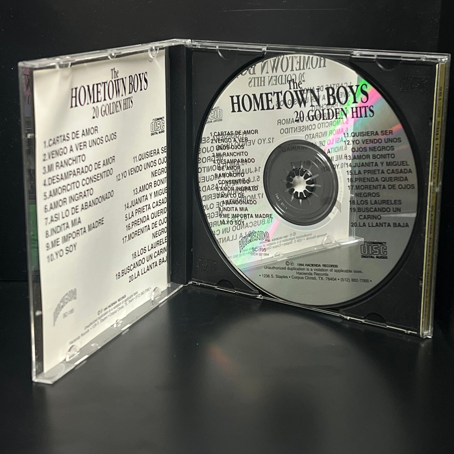 *Open*: The Hometown Boys - 20 Golden Hits (CD)