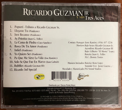 Ricardo Guzmán Y Sus Tres Ases - Let's Just Keep It Conjunto, Tributo A Ricardo Guzman Sr (CD)