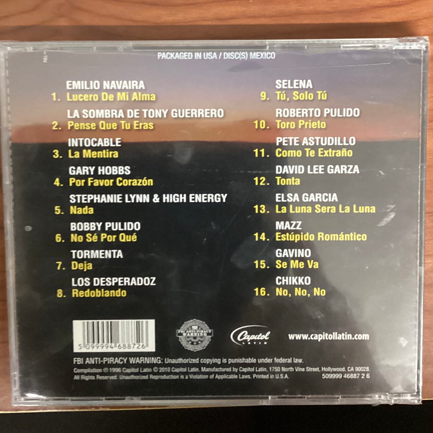 *Sealed*2010: Tejano Award Nominees (CD)
