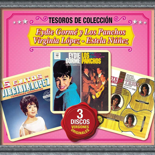 Eydie Gorme y Los Panchos, Virgina Lopez , Estela Nunez - Tesoros de Coleccion (3 CD Box Set)