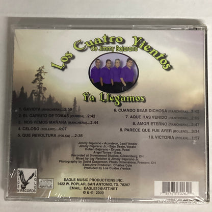 *Sealed*2000: Los Cuatro Vientos De Jimmy Bejarano - Ya Llegamos (CD)