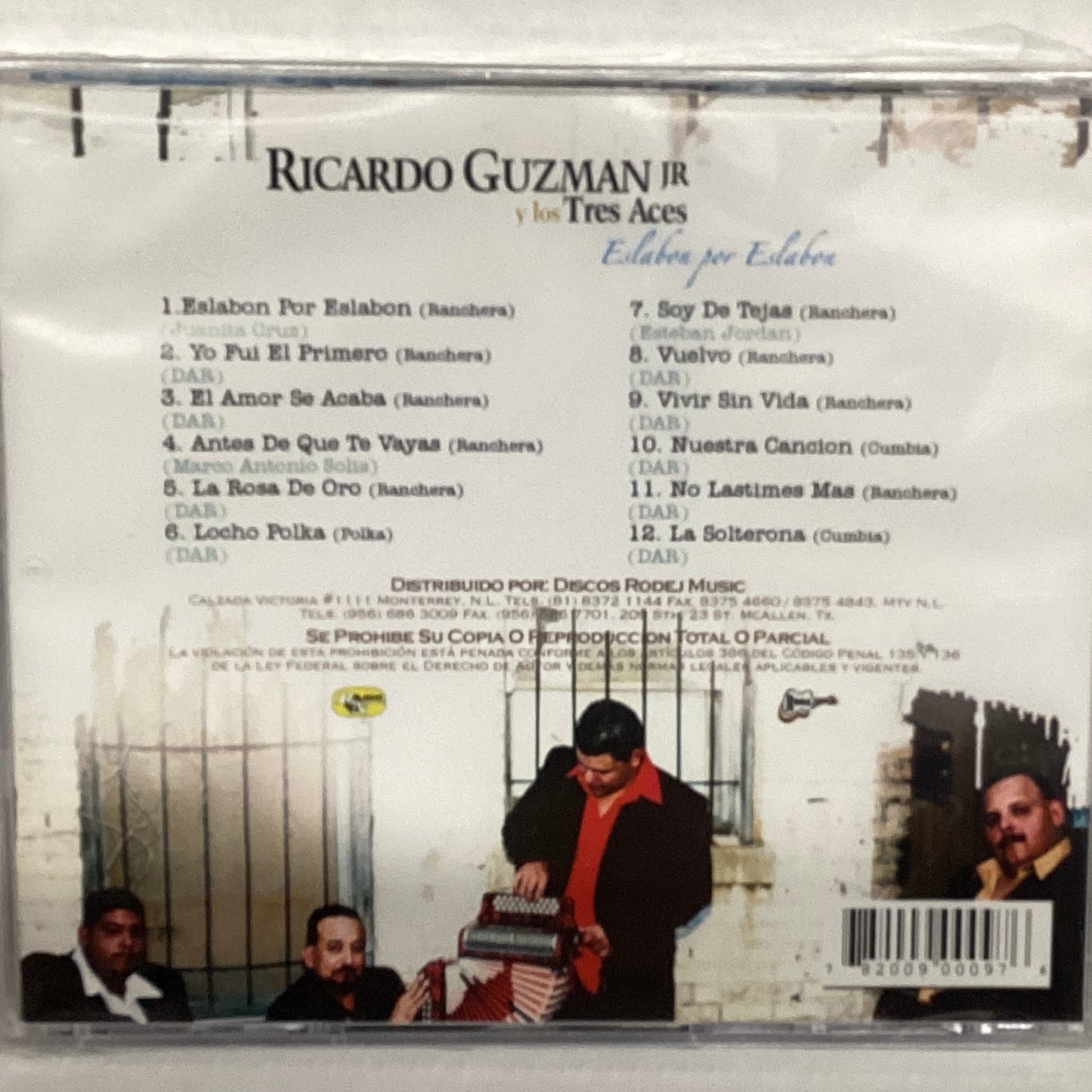 Ricardo Guzman Jr y Los Tres Aces - Eslabon Por Eslabon (CD)