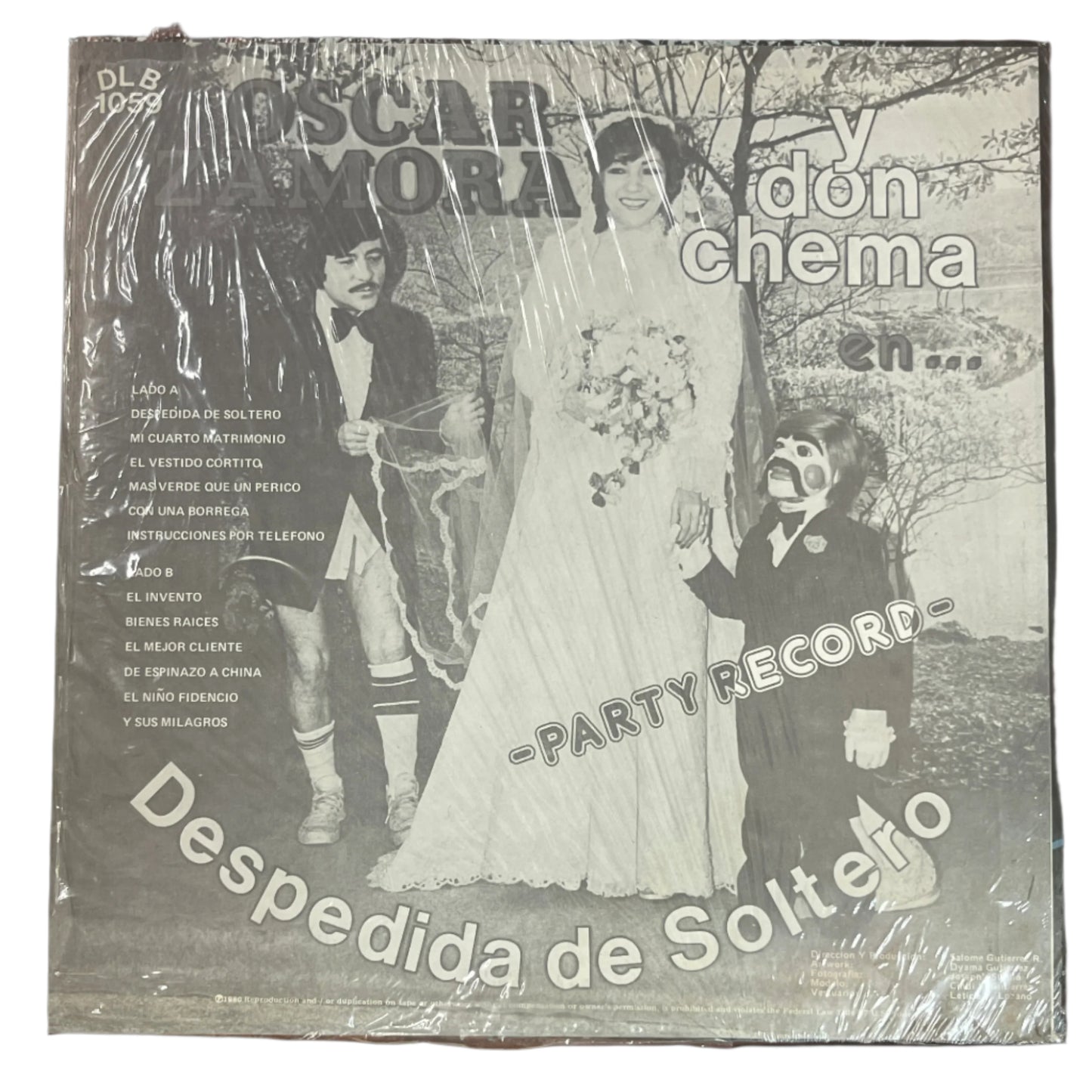 Oscar Zamora y don Chem en Despedida De Soltero (Open Vinyl) *1980