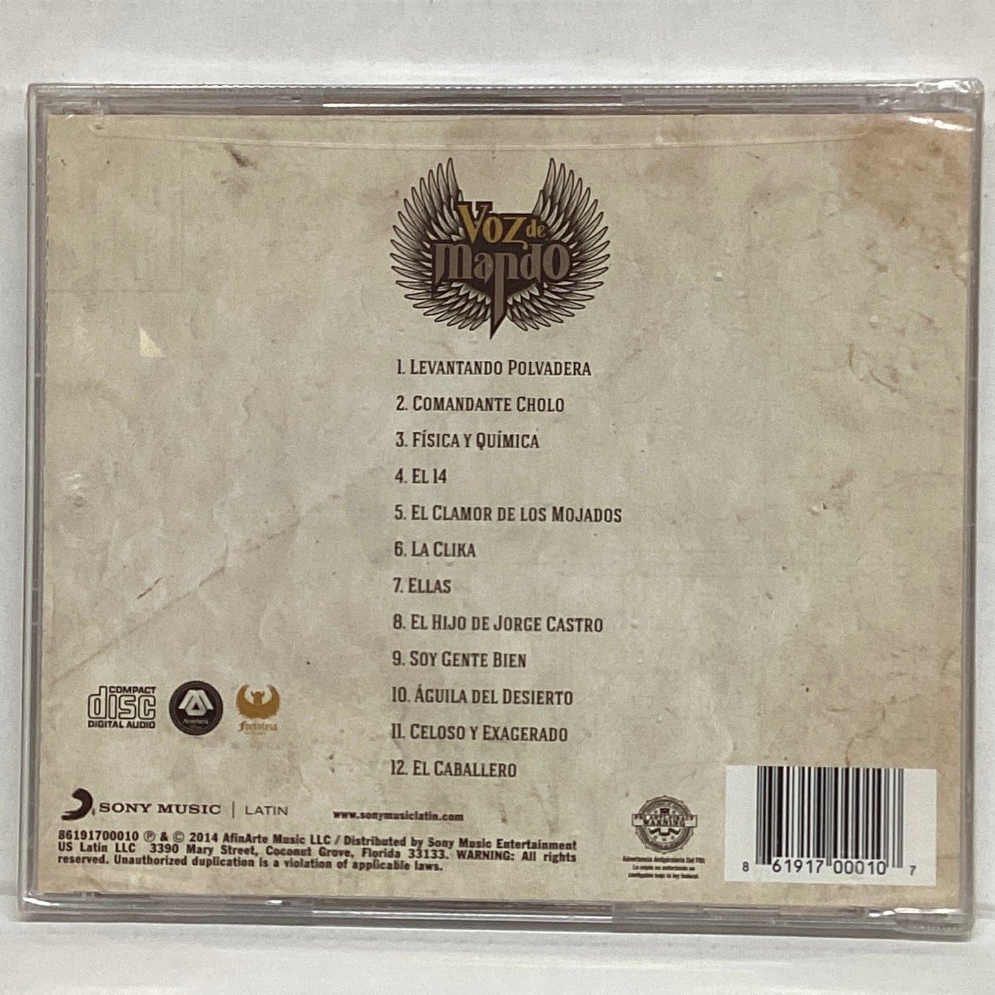 Voz De Mando - Levantando Polvadera (CD)
