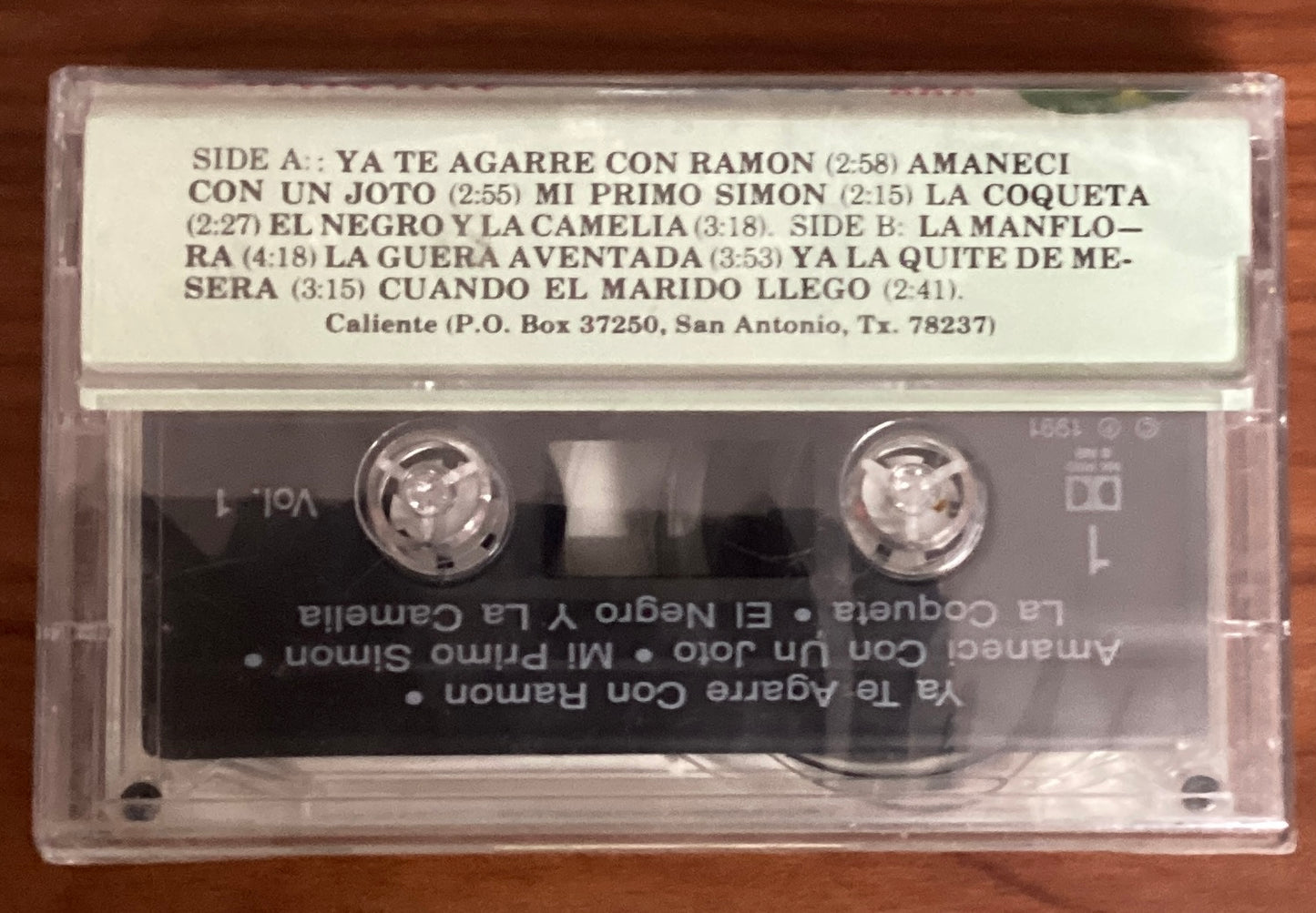 Caliente - Solo Para Adultos Vol. 1 (Cassette)