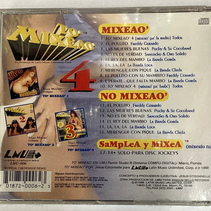 To Mixeao 4 - Meren-Mix “Encendio” (CD)