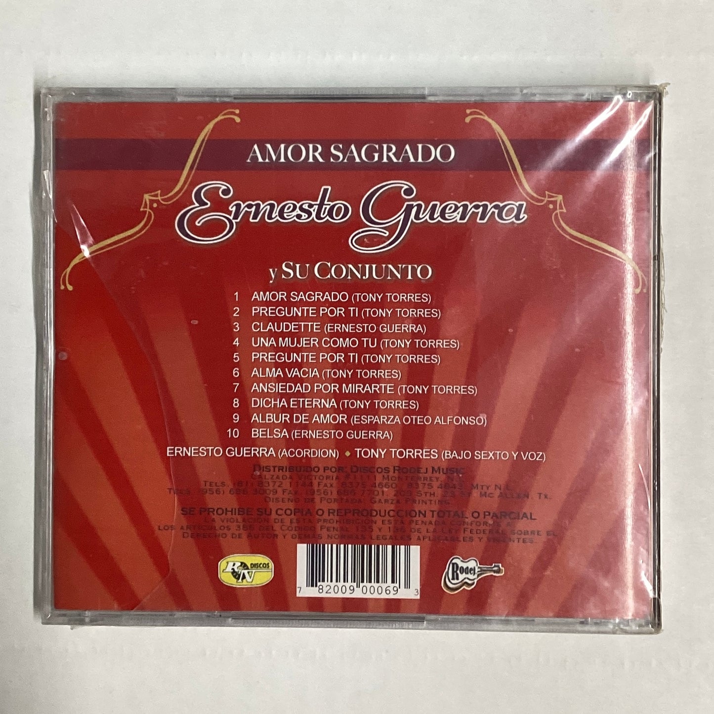 Ernesto Guerra Y Su Conjunto - Amor Sagrado (CD)