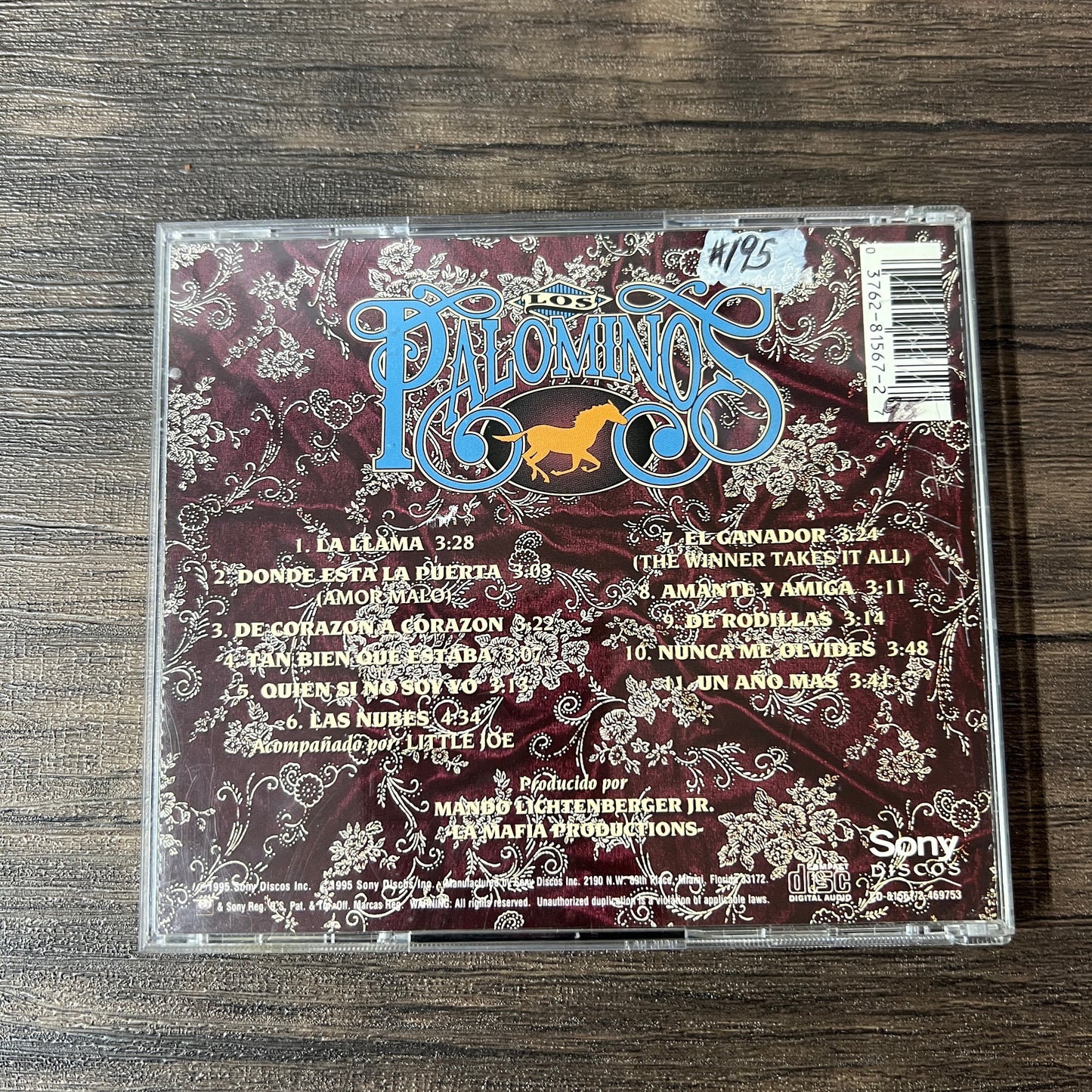 *Open: Los Palominos - El Ganador (CD) *1995