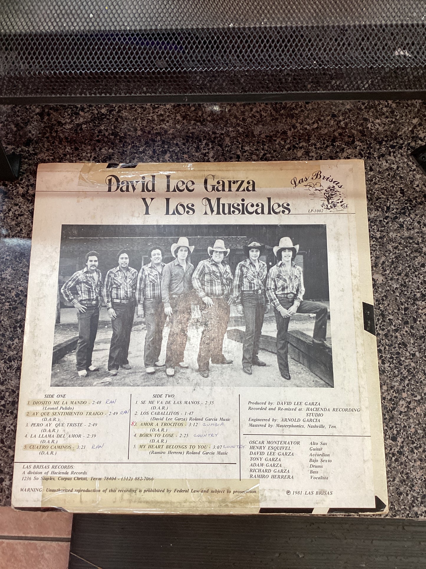 David Lee Garza - cuatro Camino