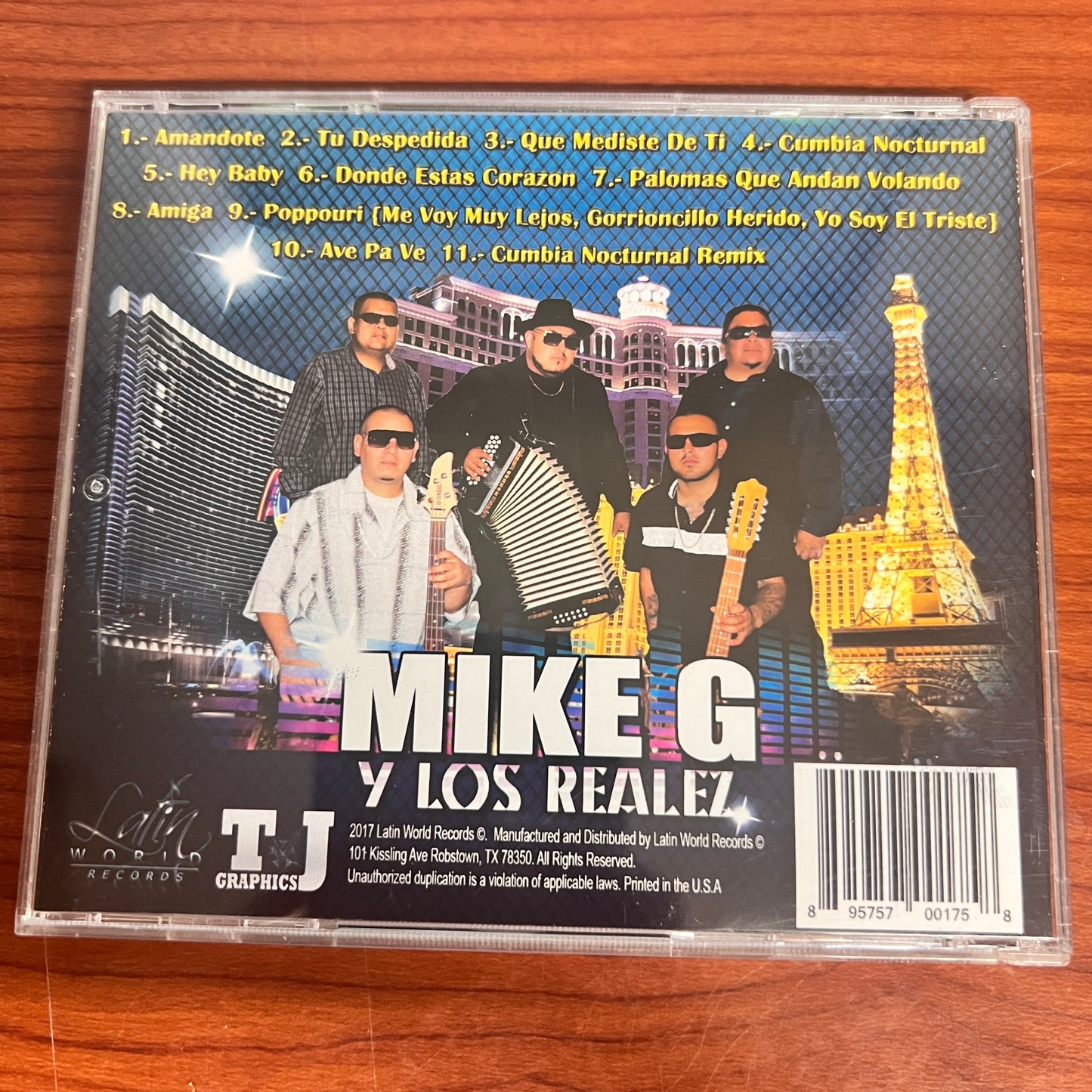 *Open: Mike G y Los Realez - Staright Outa Texas (CD)