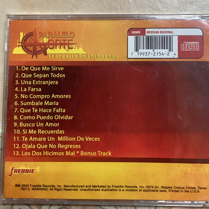 Paralelo Norte - Como Puedo Olvidar (CD)