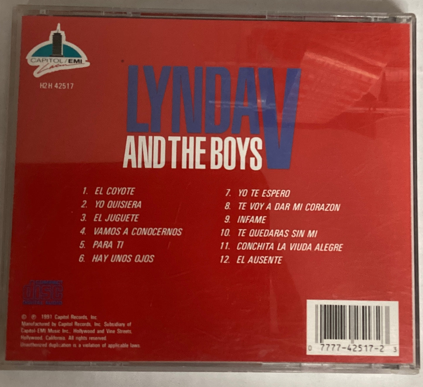 *OPENED* 1991: Lynda V And The Boys – Lynda V And The Boys (CD)