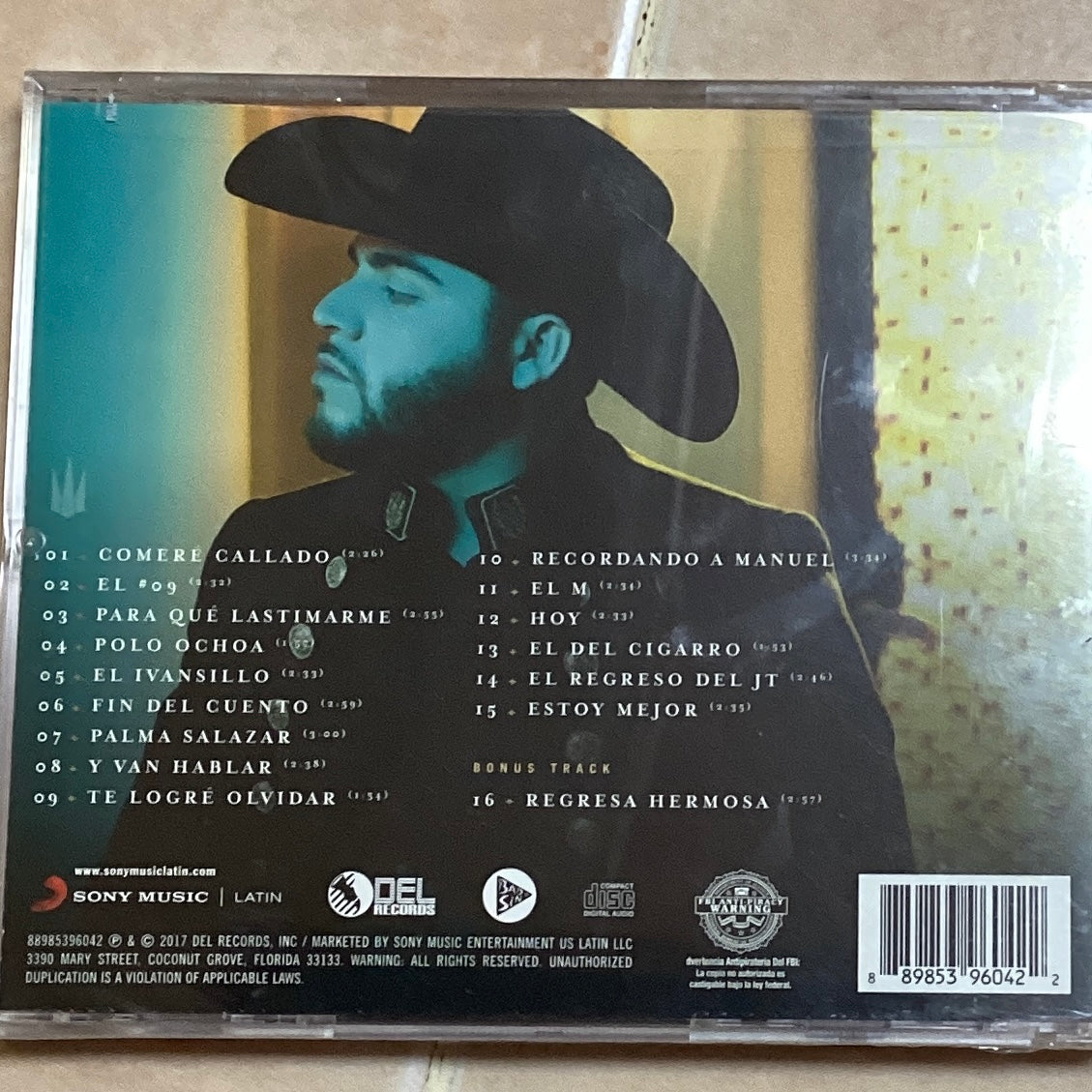 Gerardo Ortiz – Comeré Callado Vol. 1 (CD)