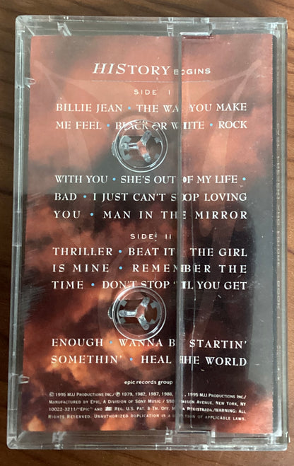 Michael Jackson - HIStory Past, Present and Future: Book 1 (Cassette)