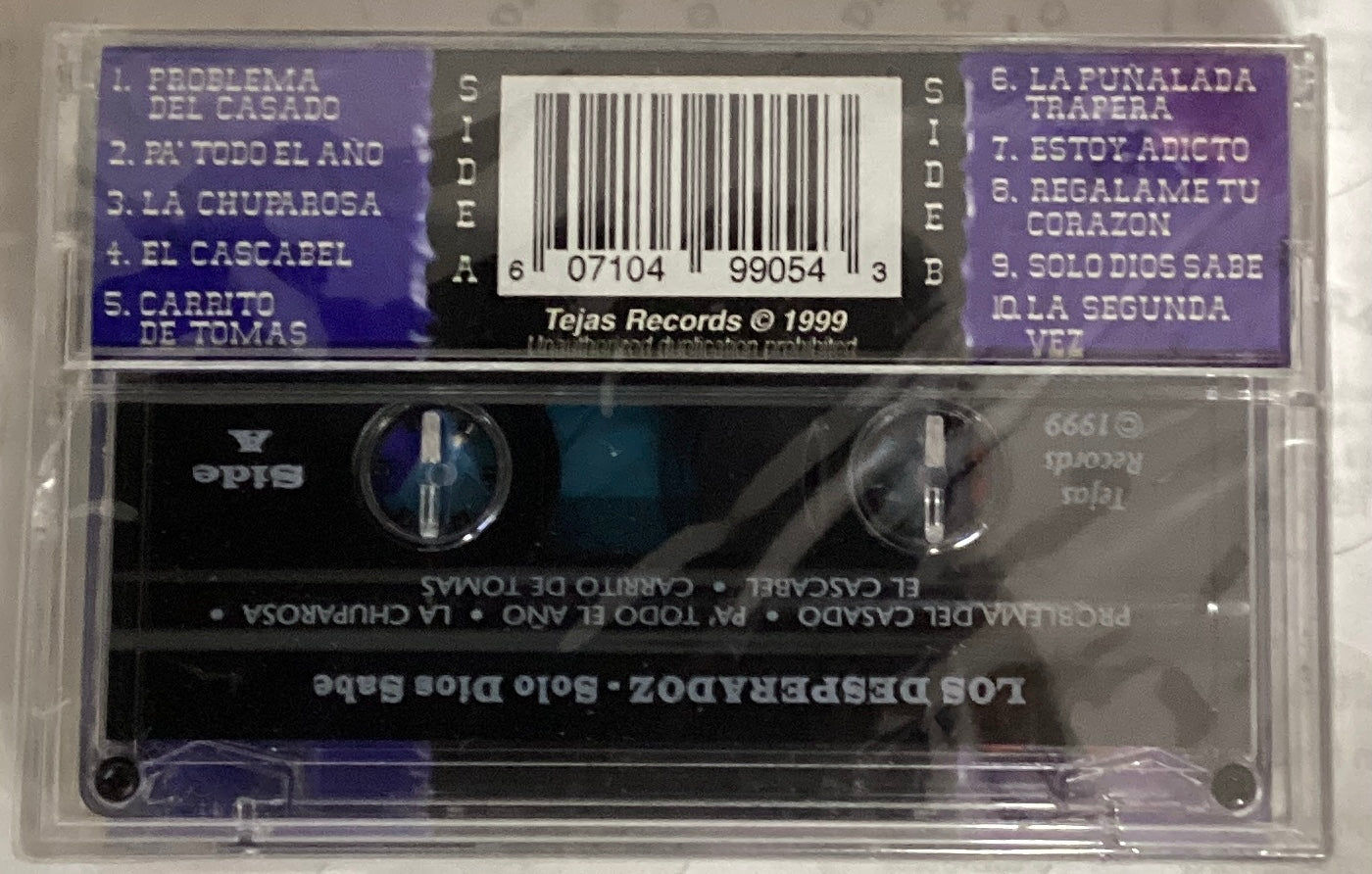*Sealed: Los Desperadoz – Solo Dios Sabe (Cassette)