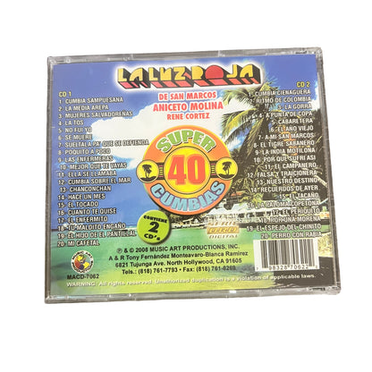 *Open: La Luz Roja De San Marcos - Super 40 Cumbias (CD)