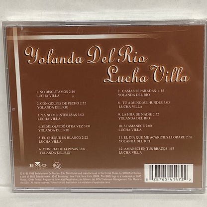Yolanda Del Rio, Lucha Villa – Frente a Frente (CD)