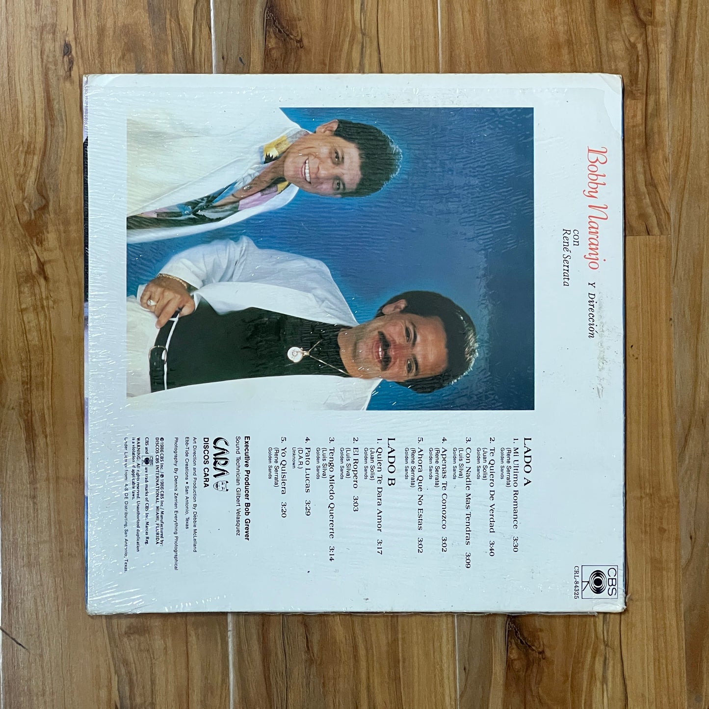 *Open *1986 Bobby Naranjo y Direccion con Rene Serrata -Mi Ultimo Romance (Vinyl)
